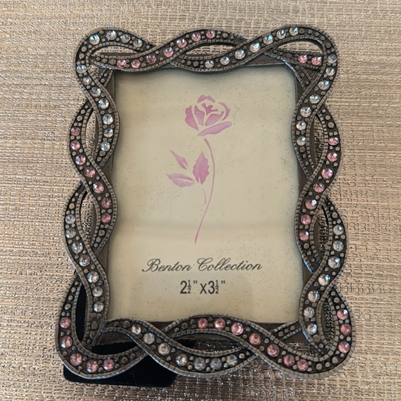 Benton Collection Jeweled Braided Design Picture Frame - Picture 3 of 5